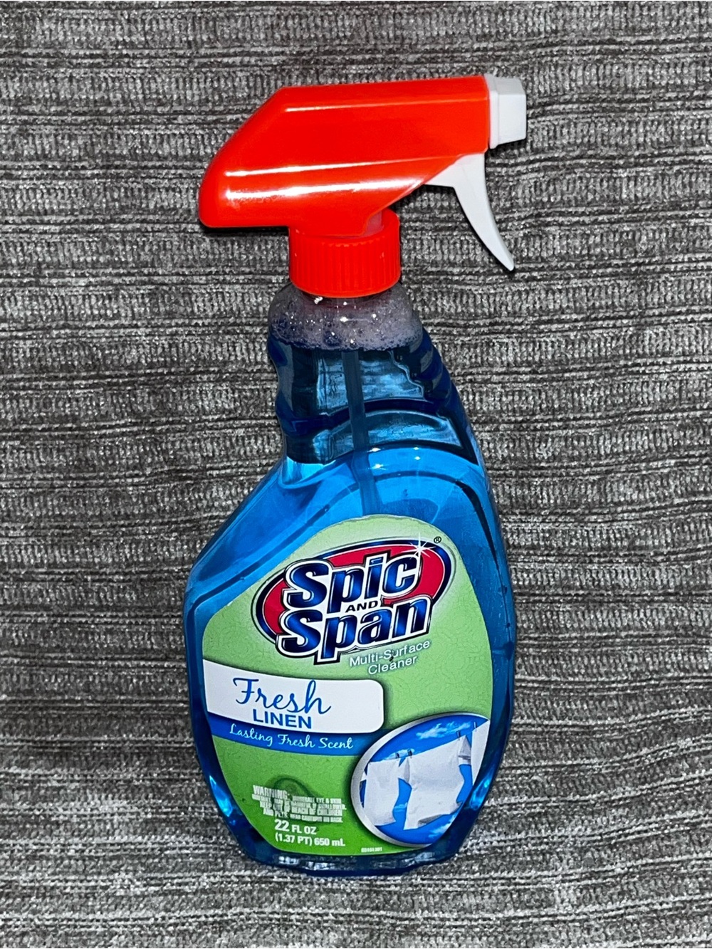 Spic And Span Fresh Linen Scent All Purpose Multi-Purpose Spray Cleaner 22oz new
